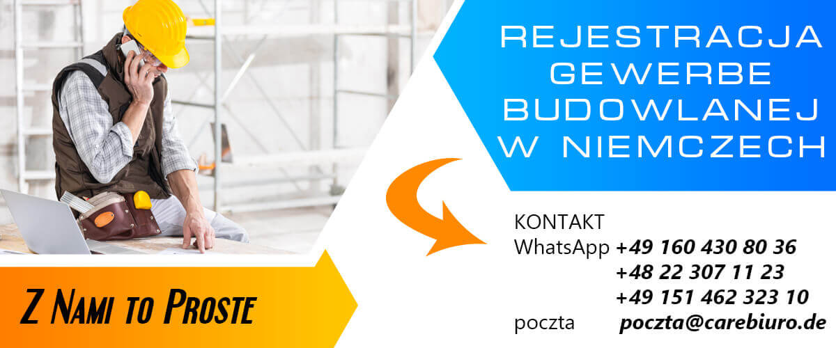 Firma w Niemczech dla budowlanki