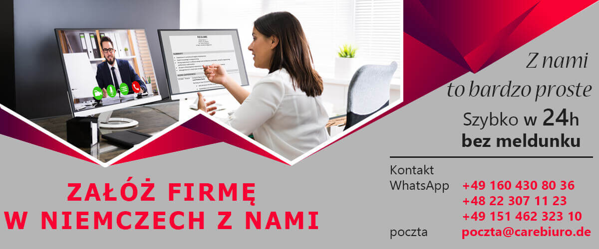 Zalozenie firmy w Niemczech